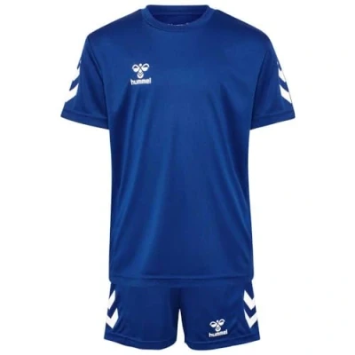 Abbildung von hummel Unisex Kinder Hmllogo Set Kids T Shirt, True Blue, 116 EU