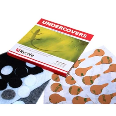 Abbildung von Rycote 065104 Undercover und Stickier für Lavalier Mikrofon, Schwarz, 100 Stück