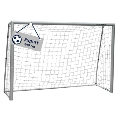 Abbildung von Hudora Fussballtor Expert 240 (grau, 240cm x 160cm 85cm)