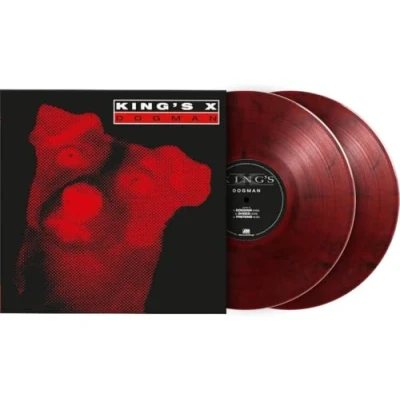 Abbildung von Dogman Limited Edition Vinyl Schwarz und Rot mit Marmoreffekt