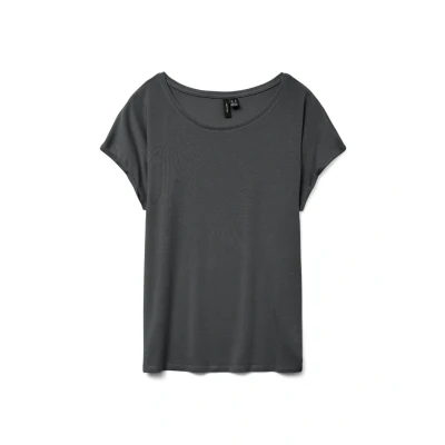 Abbildung von Vero Moda AVA Tshirt basic, Damen, Größe: XS, Asphalt