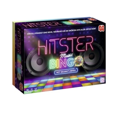 Abbildung von Jumbo 1110100383 Hitster Bingo Kartenspiel, Mehrfarbig