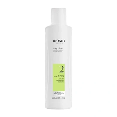 Abbildung von Nioxin Scalp + Hair System 2 Conditioner Haarspülung für unbehandeltes, sichtbar dünner werdendes Haar mit Biotin, Koffein &amp; Niacinamid (300 ml)