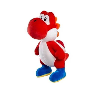 Abbildung von Simba 109231537ONL Super Mario Plüsch Yoshi in rot, 20cm Plüschfigur, ab den ersten Lebensmonaten geeignet