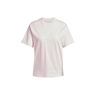 Abbildung von adidas Sportswear Tshirt print Clear pink white, Damen, Größe: Large, white