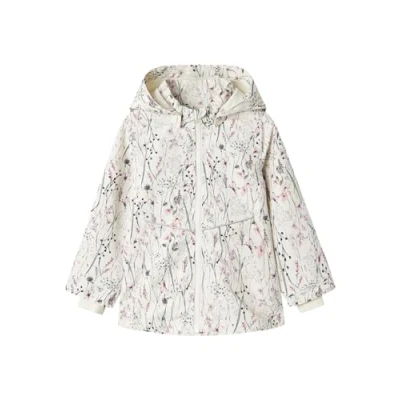 Abbildung von Name it mini Mädchen Nmfmaxi Li Jacket Aop, Whisper White, numeric_98