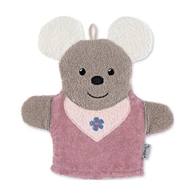 Abbildung von Sterntaler Spiel Waschhandschuh Maus Mabel, Größe: 25 x 24 cm, Rosa