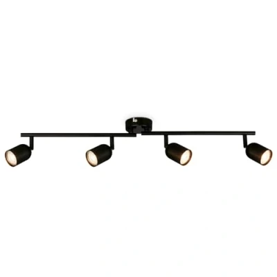 Abbildung von BRILONER Deckenlampe, Deckenleuchte, Lampe, Schwenkbar, Wohnzimmerlampe, Schlafzimmerlampe, Küchenlampe, Schwarz
