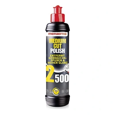 Abbildung von Menzerna Allroundpolitur Medium Cut Polish 2500, 250 ml Flasche