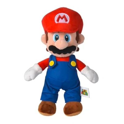 Abbildung von Simba 109231010 Super Mario Plüschfigur, 30cm, kuschelweich, Nintendo, Charakter aus weltberühmten Computerspiel, ab den ersten Lebensmonaten geeignet, Blau