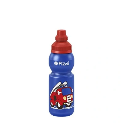 Abbildung von Fizzii Trinkflasche 330ml blau met. Feuerwehr