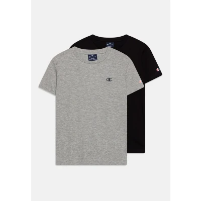 Abbildung von Champion CREW NECK Unisex 2 PACK Tshirt basic für Kinder, Größe: 102/107, Black
