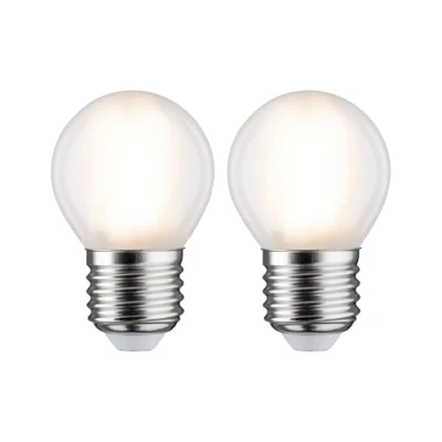 Abbildung von Paulmann LED Tropfen E27 5W 2.700K matt 2er Pack