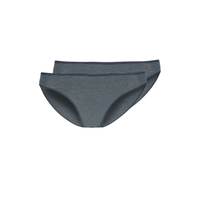 Abbildung von Schiesser TAI 2 PACK Slip, Damen, Größe: 38, Nachtblau