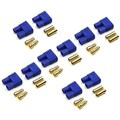 Abbildung von 10 Paar 20 Stück Original EC3 Premium Goldstecker Stecker Buchse Male Female 3,5mm Steckverbinder Goldkontaktstecker 60A Lipo Akku ESC RC Modellbau