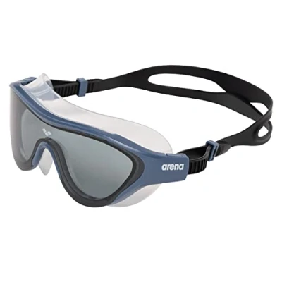 Abbildung von arena The One Mask Anti Fog Schwimmmaske für Erwachsene, mit Großen Gläsern, UV Schutz, Selbstjustierender Nasensteg, Orbit Proof Dichtungen, Blau