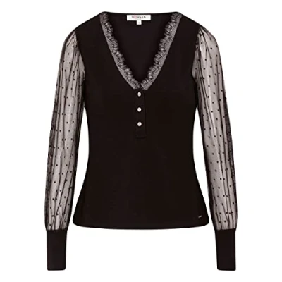 Abbildung von Morgan 222TEANA Bluse, Damen, Größe: 34, Noir