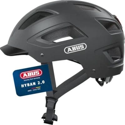Abbildung von ABUS Unisex Fahrradhelm, Schwarz (Titan), XL (58 63 cm​)