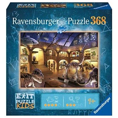 Abbildung von Ravensburger EXIT Puzzle Kids 12925 Im Naturkundemuseum 368 Teile für Kinder ab 9 Jahren, Kinderpuzzle, Purple