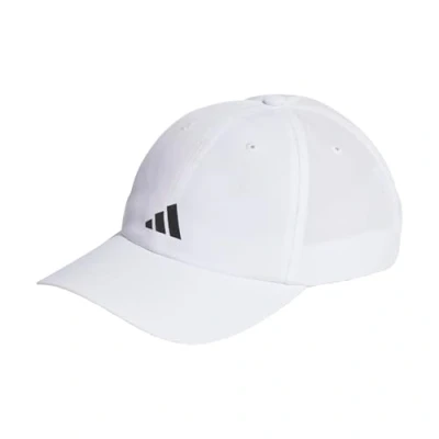 Abbildung von adidas Unisex Running Essentials AEROREADY Six Panel Baseball Cap, White / Matte Silver, S