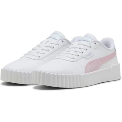 Abbildung von Puma Carina Blurry Dreams Unisex Sneaker low für Kinder, Größe: 37, White/rose mauve/cool weather Schuhe