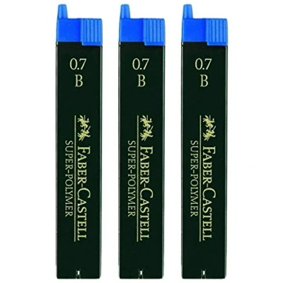 Abbildung von Faber Castell SUPER Polymer Feinminen (0.7 B, Menge 3)