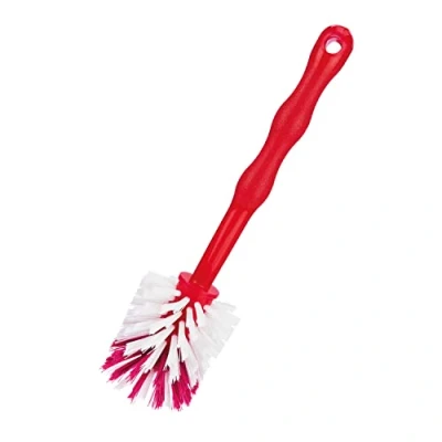 Abbildung von Wundermix Mixtopf Spülbürste für Thermomix (1 St.) Reinigungsbürste Mixtöpfe wie Thermomix, Monsieur Cuisine, Bosch Cookit Robuste Bürste mit Nylon Borsten (Pink)