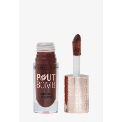 Abbildung von Makeup Revolution POUT BOMB Shimmer Gloss Lipgloss, Größe: 4.5 ml, Chocolate sparkle