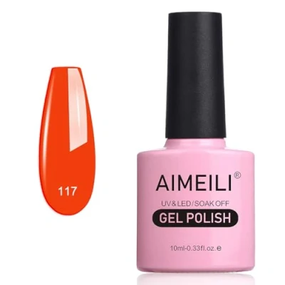 Abbildung von AIMEILI UV LED Gellack ablösbarer Gel Nagellack Polish Lilium Pumilum (117) 10ml