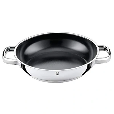 Abbildung von WMF Durado Servier / Bratpfanne 24 cm Induktion, Cromargan Edelstahl beschichtet, Keramikbeschichtung, backofenfest