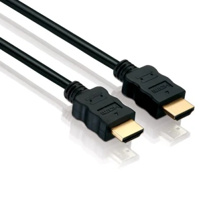 Abbildung von conecto HDMI Kabel HIGH Speed mit Ethernet (vergoldete Stecker, Full HD 1080p, 3D, UHD, 4K) 0,5m
