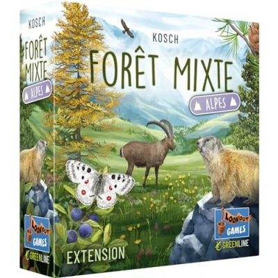 Abbildung von Asmodee Lookout Games Mischwald Erweiterung: Alpine Gesellschaftsspiele Kartenspiele Spiele für Familie und Kinder ab 10 Jahren pädagogisch strategisch französische Version