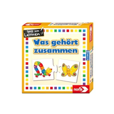 Abbildung von Noris 608985662 Was gehört zusammen, das beliebte Kinderspiel für Groß und Klein Reise Mitbringspiel, ab 3 Jahren