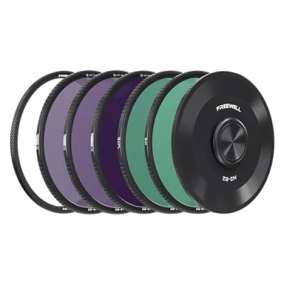 Abbildung von Freewell M2 Magnetic Quick Swap 5er Pack 82mm ND8, ND64, ND1000, CPL &amp; UV Filter