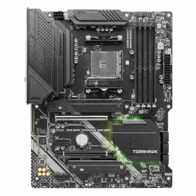 Abbildung von MSI MAG B550 TOMAHAWK MAX WIFI Mainboard ATX, AM4 AMD Ryzen 5000 bereit DDR4 Boost 5100+MHz/OC, PCIe 4.0 &amp; 3.0 x16, M.2 Gen4 Gen3, 2.5G LAN, Wi Fi 6E, Bluetooth 5.2