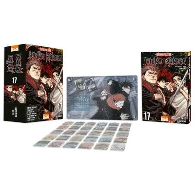 Abbildung von Jujutsu Kaisen T17 Edition prestige: Coffret avec une jaquette alternative réversible + 1 calendrier support acrylique et 32 charms