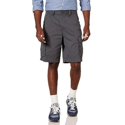 Abbildung von Amazon Essentials Herren Cargo Shorts mit klassischer Schnitt (erhältlich in Big &amp; Tall), Grau, 40W