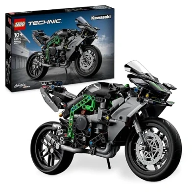 Abbildung von LEGO Technic Kawasaki Ninja H2R Motorrad, Geschenk für Kinder &amp; Erwachsene zum Geburtstag, Dekoration, Spielzeug, Modell Jungen und Mädchen ab 10 Jahren 42170