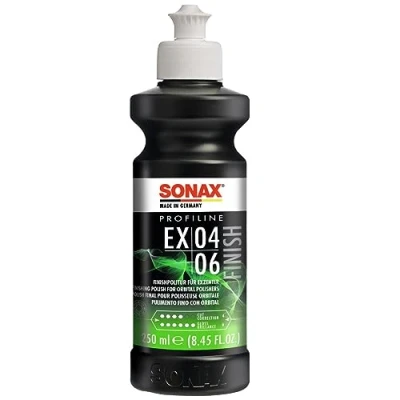 Abbildung von SONAX PROFILINE EX 04 06 (250 ml) Finishpolitur für optimale Kratzerentfernung, beeindruckenden Tiefenglanz &amp; Farbauffrischung, Art Nr. 02421410