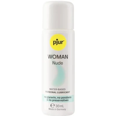 Abbildung von pjur WOMAN Nude (30ml) Natürliches Gleitgel auf Wasserbasis frei von Konservierungsstoffen &amp; Parabenen speziell für Frauen
