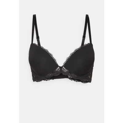 Abbildung von Calvin Klein Damen Push Up BH Lift Demi mit Bügel, Schwarz (Black), 75B