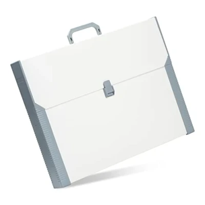 Abbildung von Aristo Transporttasche Studio Case (Format A3, für den Transport von Artisto Zeichenplatten, mit Griff, Kunststoff) beige/grau