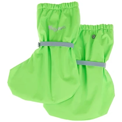 Abbildung von Playshoes Unisex Baby Regenvoeten met fleecevoering Gummistiefel, Neongrün, Small EU