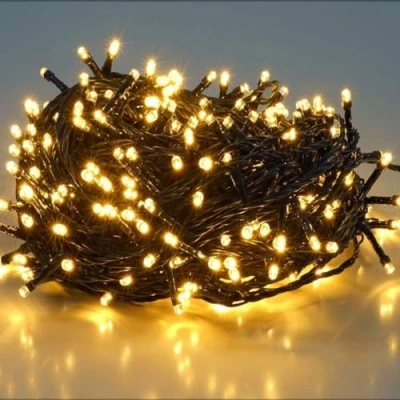 Abbildung von SALCAR 10m 150er LED Lichterkette Weihnachten Außen Innen, 31V Christbaumbeleuchtung Weihnachtsbeleuchtung mit 8 Modi und Memory Funktion, Warmweiß