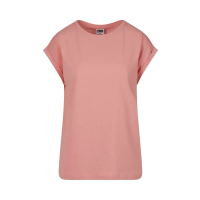 Abbildung von Urban Classics Extended Shoulder Tshirt basic, Damen, Größe: Small, Lemonadepink