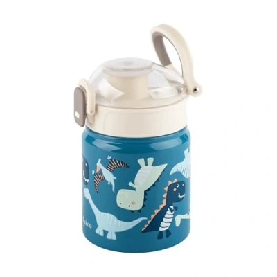 Abbildung von Edelstahl Trinkflasche, 400ml Kindermotiv Dino