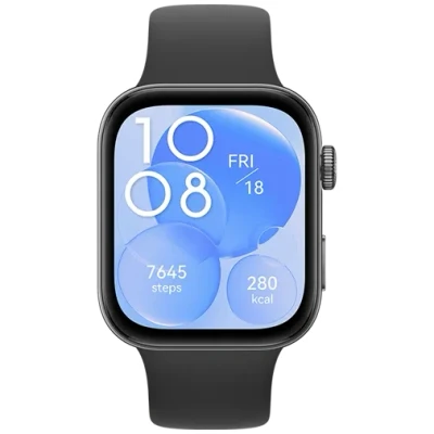 Abbildung von Huawei Watch Fit 3 Schwarz (Schwarzes Silikon Armband)