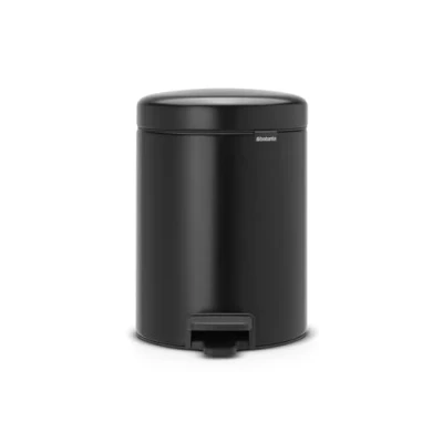 Abbildung von Brabantia 112928 Treteimer mit Inneneimer aus Kunststoff,stahl,Matt Schwarz,5 Liter