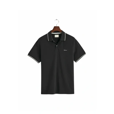 Abbildung von GANT Tipping Poloshirt, Herren, Größe: 3XL, Schwarz