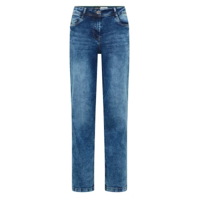 Abbildung von Street One WIDE Jeans Straight Leg, Damen, Größe: 28x32, Blau